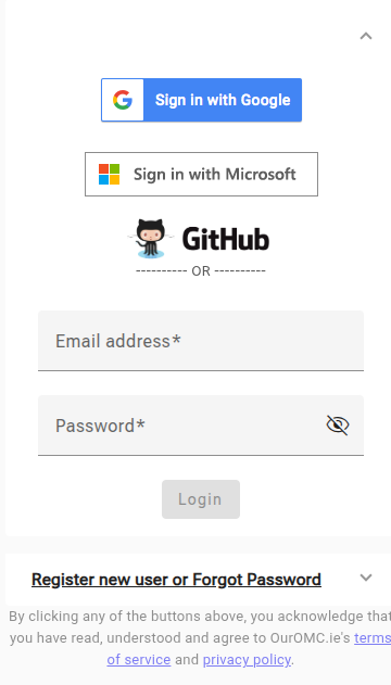 Screenshot Login