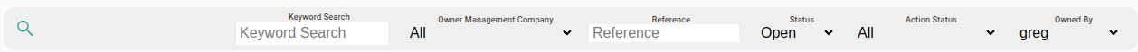 Screenshot of query bar