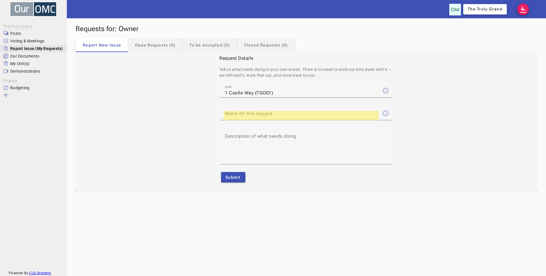 Enter a short name — think of this like the subject of an email