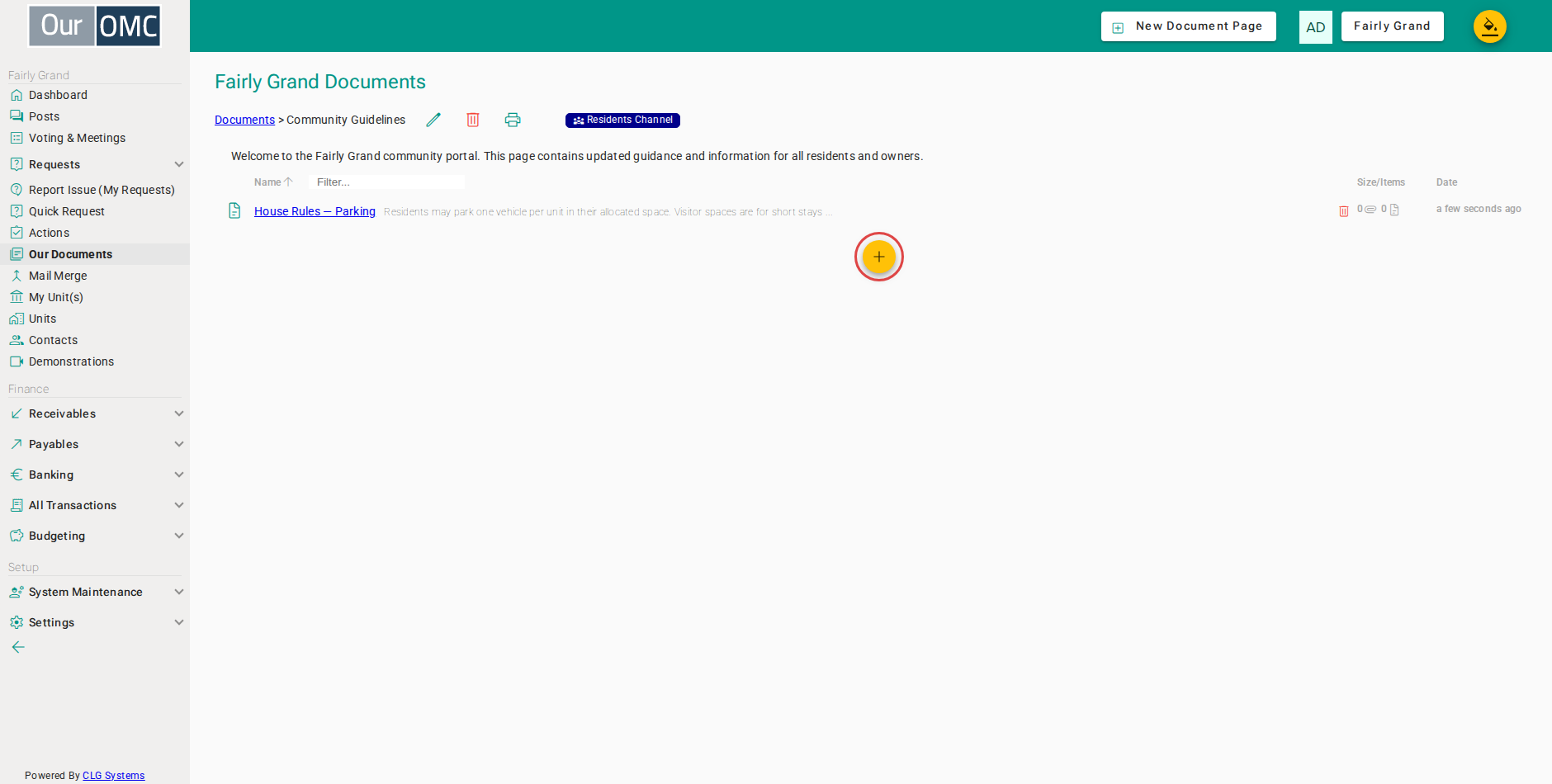 Open the add menu and choose Attach File