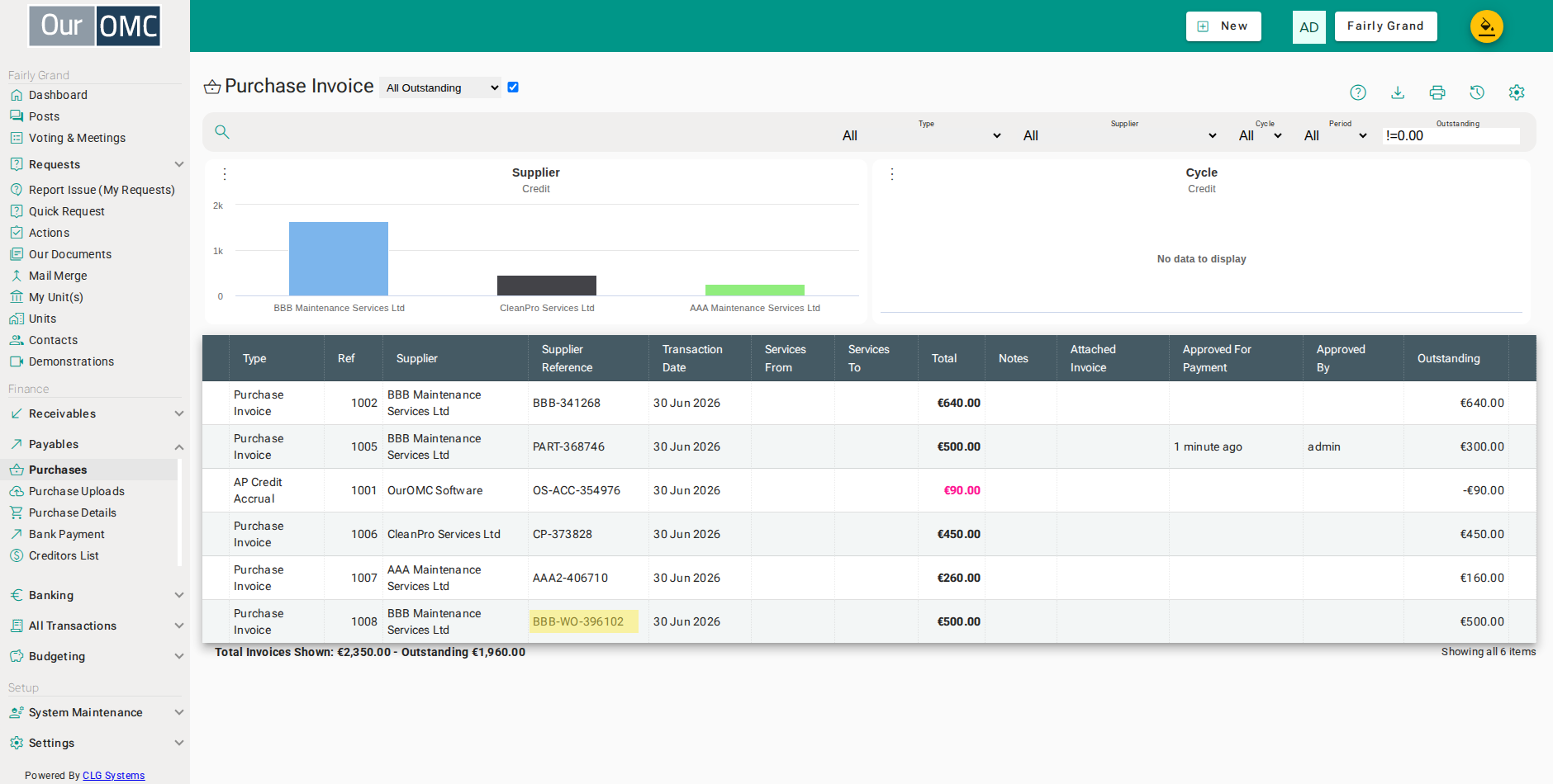 Open the invoice that turns out to cover a second job