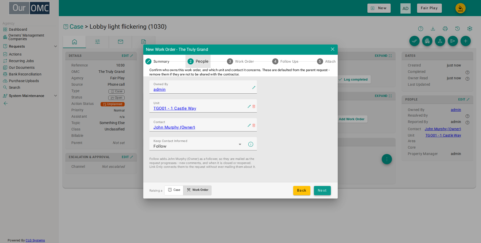 Click Next to choose the supplier